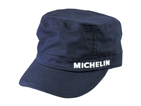 Michelin（ミシュラン）ワークキャップ，ネイビー，ツイル素材