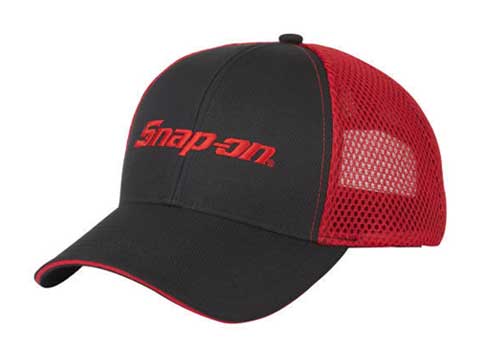 Snap-on（スナップオン）メッシュキャップ,帽子「FOAM MESH CAP - BLACK / RED」