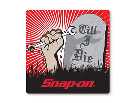 Snap-on（スナップオン）ステッカー「TILL I DIE DECAL」