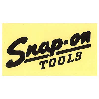 Snap-on（スナップオン）ロゴ転写ステッカー MEDIUM 04「VINTAGE LOGO - BLACK」