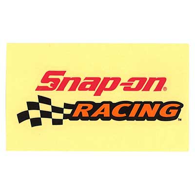 Snap-on（スナップオン）ロゴ転写ステッカー LARGE 12「RACING LOGO - RED」