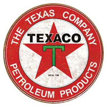 ティンサイン「TEXACO ROUND」