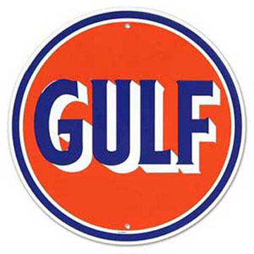 ティンサイン「GULF ROUND」