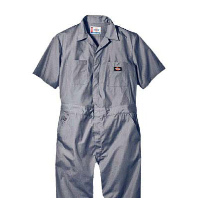 Dickies（ディッキーズ）ショートスリーブカバーオール グレー 【33999】