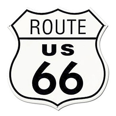 Route.66（ルート66）ティンサイン「RT.66 SHIELD」