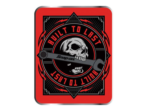 Snap-on（スナップオン）ステッカー「BUILT TO LAST DECAL - SKULL」