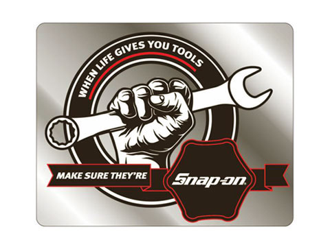 Snap-on（スナップオン）ステッカー「WHEN LIFE GIVES YOU TOOLS DECAL」