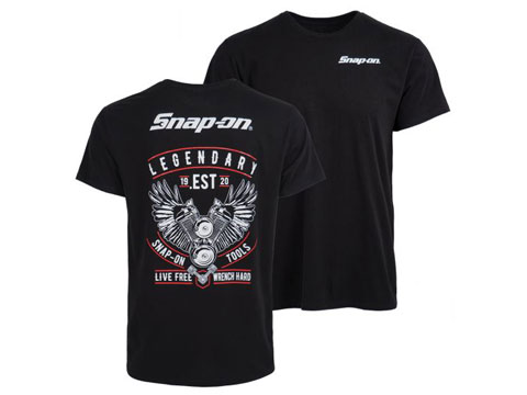 Snap-on（スナップオン）ティーシャツ「LEGENDARY BLACK TEE」