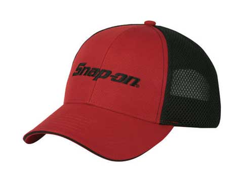 Snap-on（スナップオン）メッシュキャップ,帽子「FOAM MESH CAP - RED / BLACK」