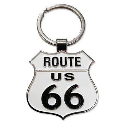 Route.66（ルート66）キーホルダー「RT.66 METAL KEYTAG - SHIELD」