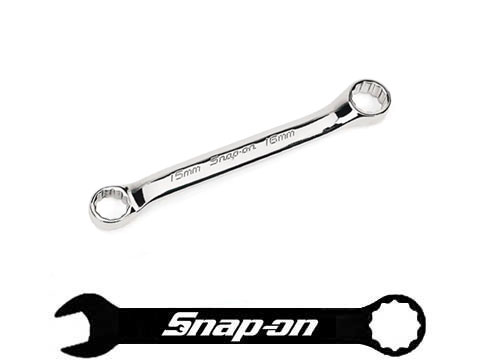 Snap-on（スナップオン）フランクドライブ ボックスレンチ/メガネレンチ 10°オフセット ショート（ミリ）【6ｍｍ～20ｍｍ ばら売り】