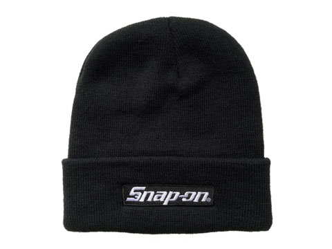 Snap-on（スナップオン）ニット帽「BLACK CUFF BEANIE」