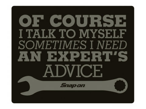 Snap-on（スナップオン）ステッカー「EXPERT'S ADVICE DECAL」