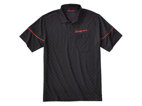 Snap-on（スナップオン）ポロシャツ「DEBOSSED DIAMOND PLATE POLO」