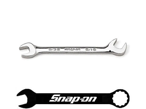 Snap-on（スナップオン）イグニッション オープンエンドレンチ/スパナ 15°/60°オフセット（インチ）【1/8”～3/8” ばら売り】