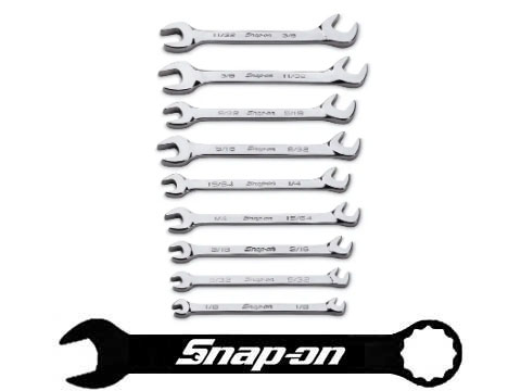 Snap-on（スナップオン）Snap-on（スナップオン）イグニッション オープンエンドレンチ/スパナセット 15°/60°オフセット