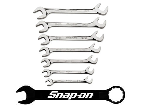 車Snap-on アングルヘッドオープンエンドレンチ 4本セット - メンテナンス 車Snap-on アングルヘッドオープンエンドレンチ 4本セット - メンテナンス