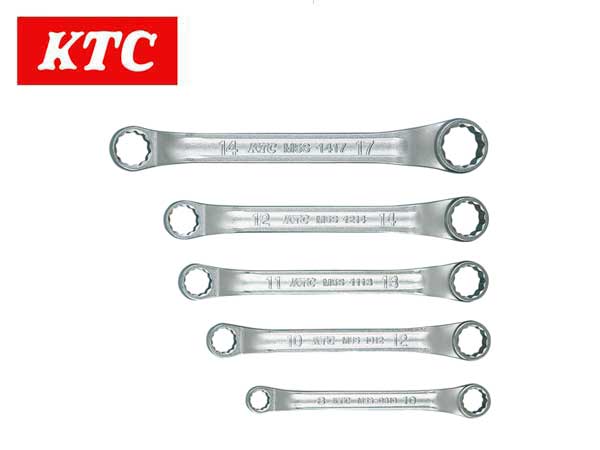 KTC（ケーティーシー/京都機械工具）45°×6°ショートめがねレンチセット（ミリ）