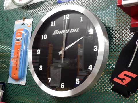 Snap-on（スナップオン）時計「CHROME METAL CLOCK」 | 正栄機工輸入 