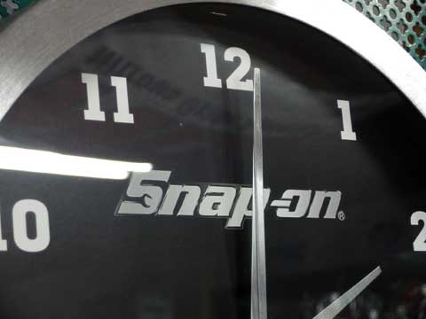 スナップオン　企業　バブルクロック　 時計　snap-on clock