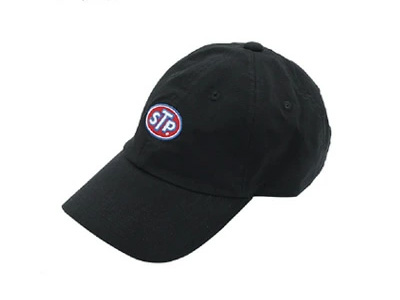 STP（エスティーピー）刺繍ロゴキャップ,帽子,ブラック
