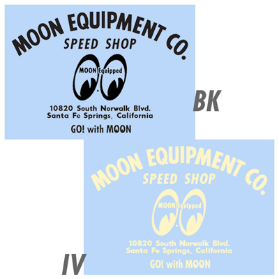 Mooneyes（ムーンアイズ）MOON EQUIPMENT SPEED SHOP ステッカー