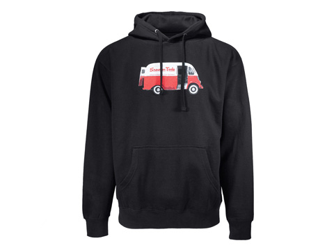 Snap-on（スナップオン）パーカー「VINTAGE VAN BLACK HOODIE」