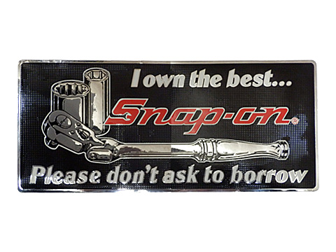 Snap-on（スナップオン）ステッカー「I OWN THE BEST DECAL」（廃版品）