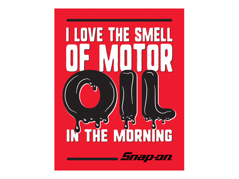 Snap-on（スナップオン）ステッカー「MOTOR OIL DECAL」