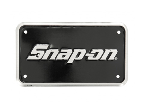 Snap-on（スナップオン）ミニライセンスプレート「BLACK METAL MOTORCYCLE LICENSE PLATE」