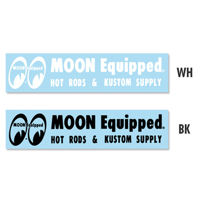 Mooneyes（ムーンアイズ）MOON Equipped 文字抜き ロゴ ステッカー