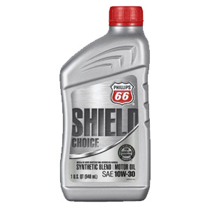 Phillips 66（フィリップス66）シールドチョイスモーターオイル SAE 10W-30，クオート缶（0.95L）