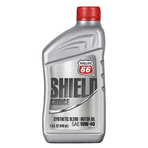 Phillips 66（フィリップス66）シールドチョイスモーターオイル SAE 10W-40，クオート缶（0.95L）