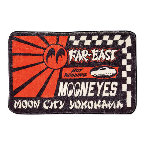 Mooneyes（ムーンアイズ）Far East MOON フロアマット ブラック