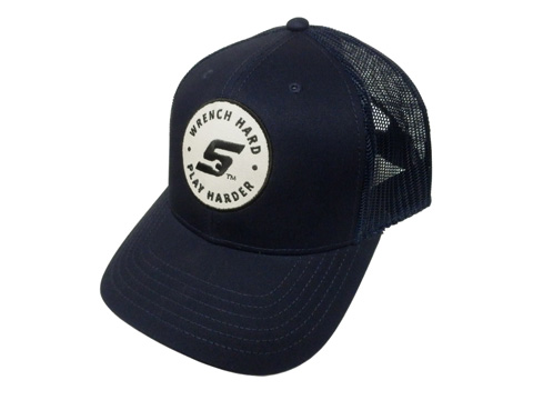 Snap-on（スナップオン）メッシュキャップ,帽子「WRENCH HARD PLAY HARDER MESH CAP - NAVY」