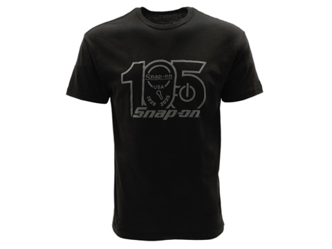 Snap-on（スナップオン）ティーシャツ「BLACK 105th LOGO TEE」