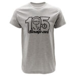Snap-on（スナップオン）ティーシャツ，半袖Tシャツ「GREY 105th LOGO