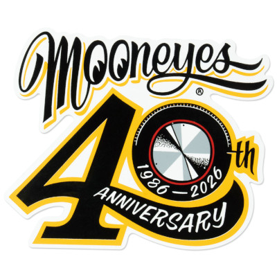 Mooneyes（ムーンアイズ）MOONEYES 40th Anniv Disc ステッカー